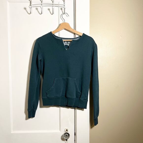 Spiritual gangster sweatshirt believe in miracles teal cozy fall - Picture 2 of 4